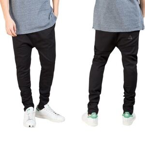 I Love Ugly Black Smart Zespy Regular Rise Fixed Waist Tapered Slim Pant SZ M